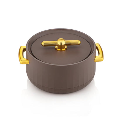 Round high quality insulated forever gold Hotpots