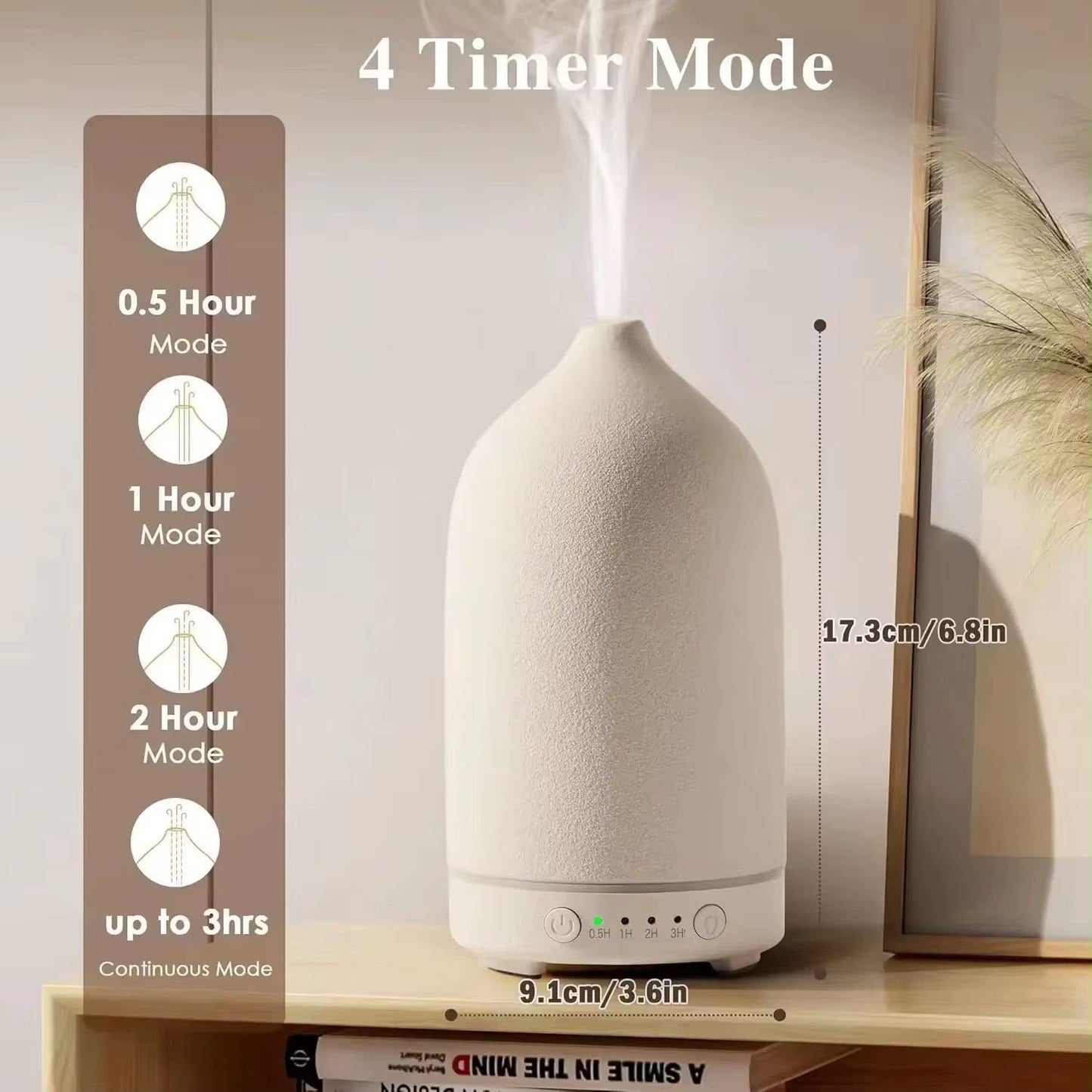 160 ml Ceramic aroma diffuser fragrance /aromatherapy home air humidifier