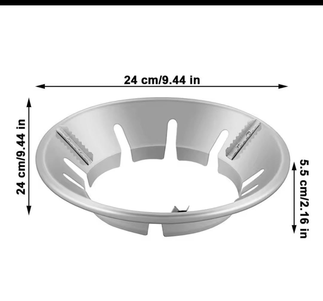 Gas Stove Windproof  Shield Ring Stainless steel
