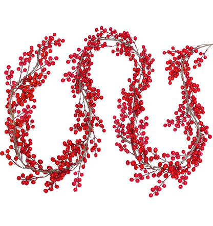 Christmas Red Berry Garland