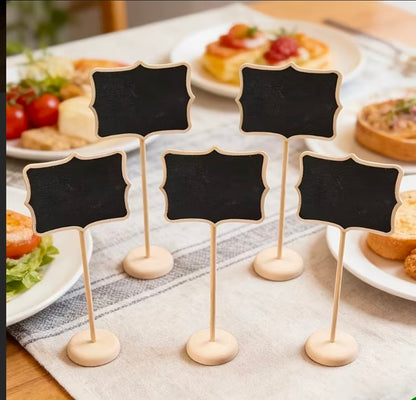 5-Piece Mini Chalkboard Set + Pen