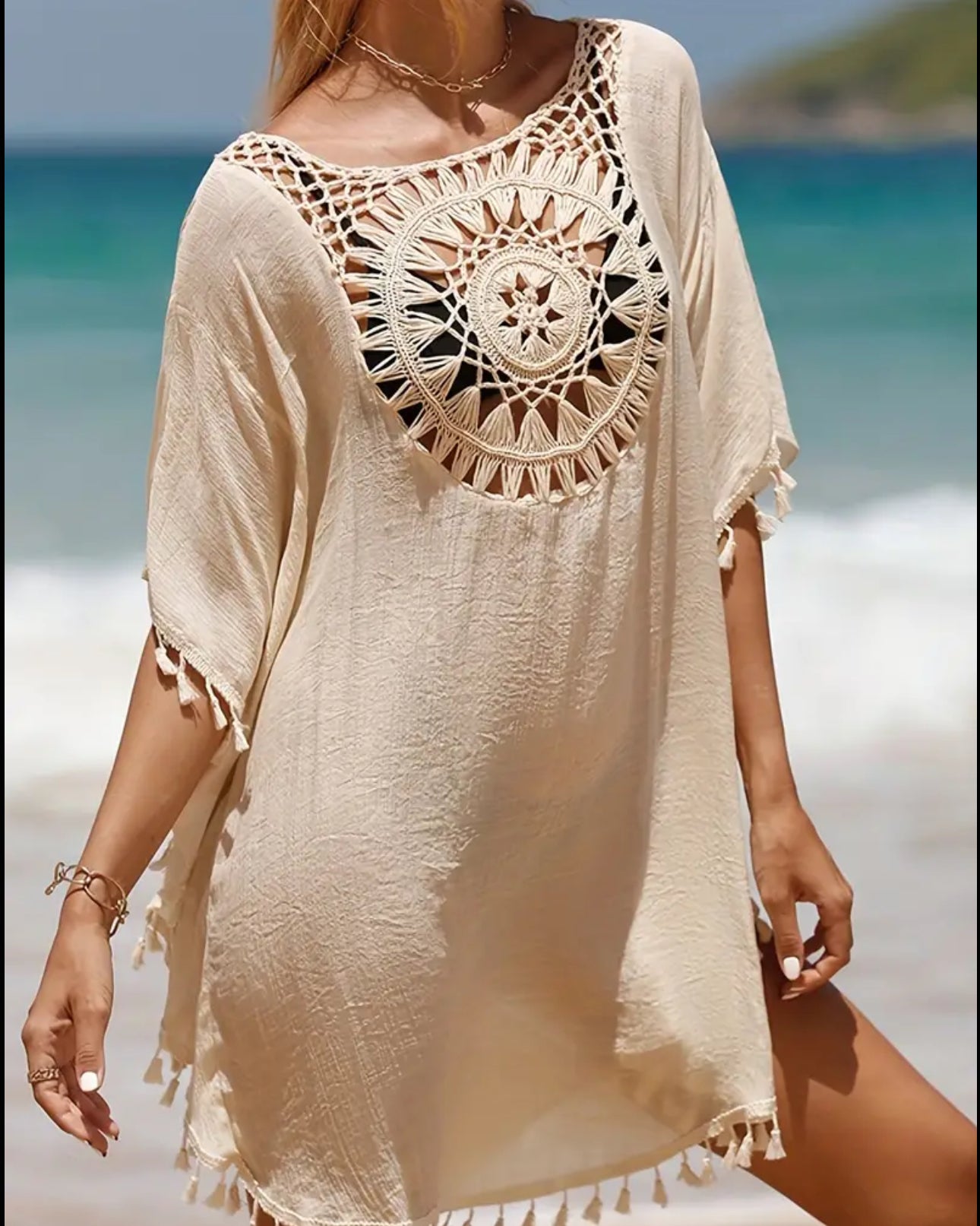 BEACH 2409 COVER UP free size