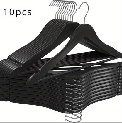 10pcs Wooden Clothes Hangers