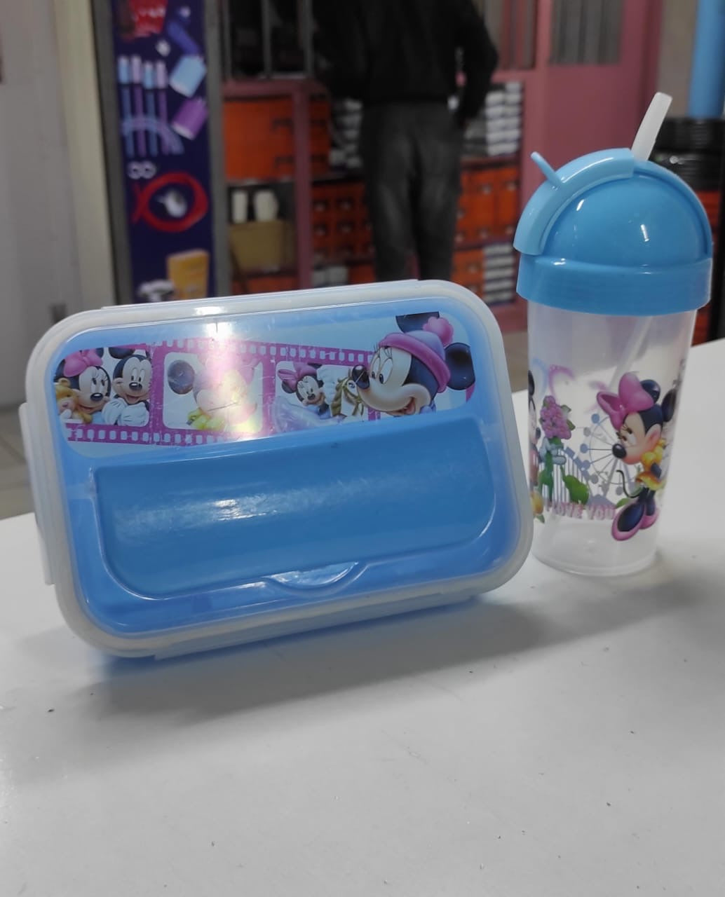 Combo cartoon themed 2-in-1 Lunch Box with Tumbler Set