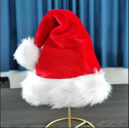 Christmas Santa Xmas Holiday Comfort Hat for Adults Kids Extra Thicken Classic Fur