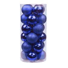 24pcs Christmas balls decor set