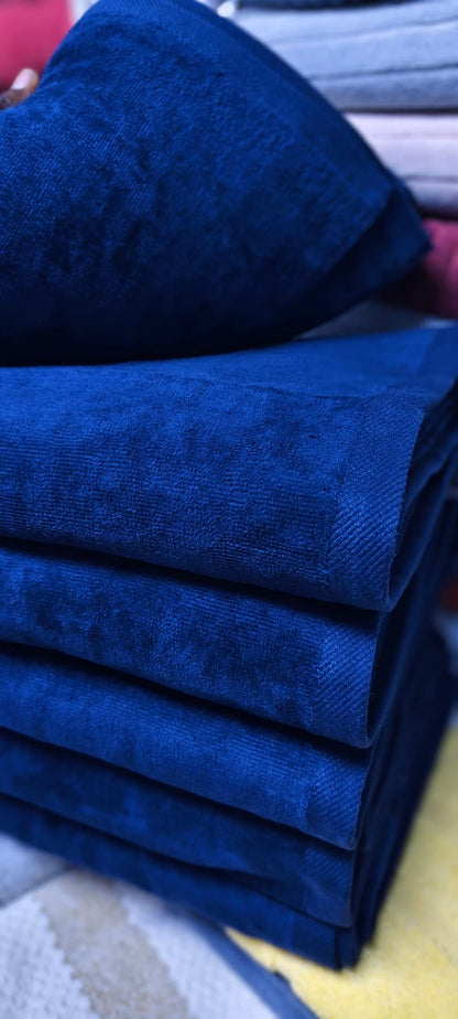 Royal blue cotton Towels