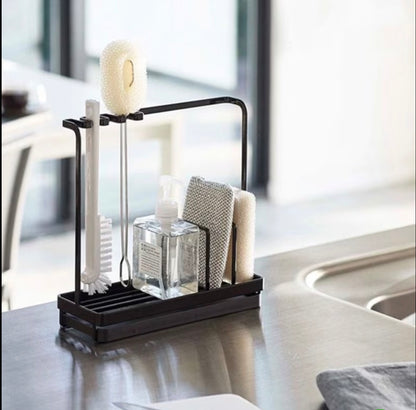 Kitchen Storage Rack Towel Sponge Drain Rack