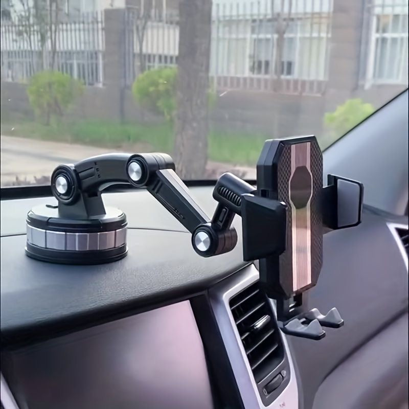 360 Rotatable Cellphone Car Phone Holder Fixed Shockproof Mobile Stand Big in GPS Support