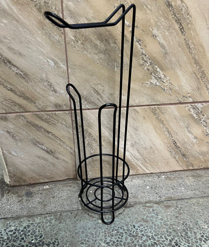 New Metallic Free Standing toilet tissue holder