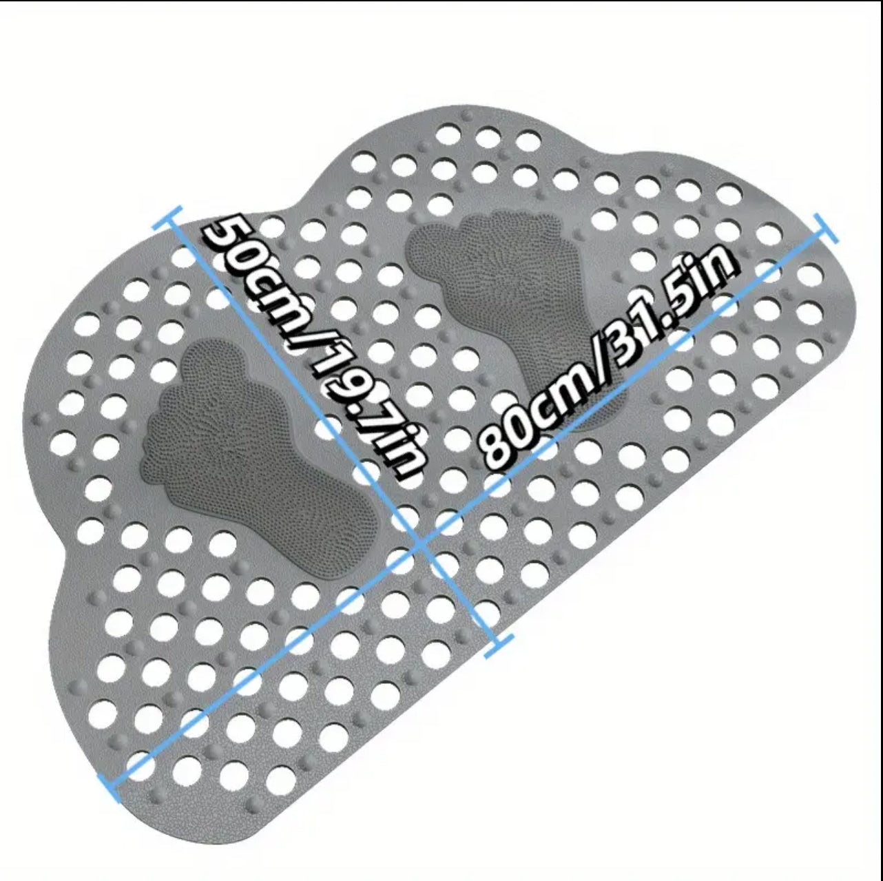 Non-Slip Rubber Shower Mat