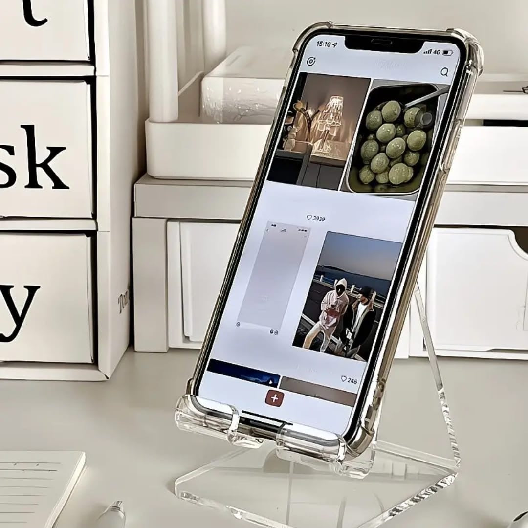 Acrylic Transparent Mobile & Tablet Holder