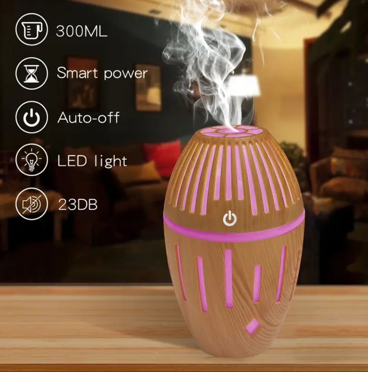 NEW DESIGN USB Ultrasonic Aroma Air Humidifier