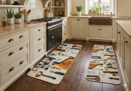 Three Pieces kitchen mat
