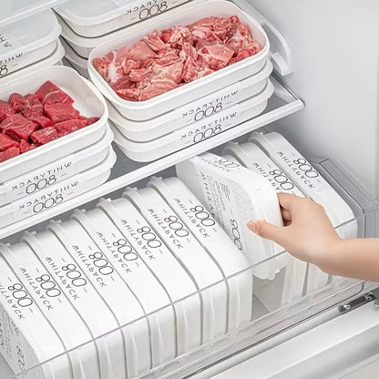 5pc set Freezer /fridge stackable food  storage containers .