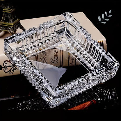 Premium quality big size glass ashtray