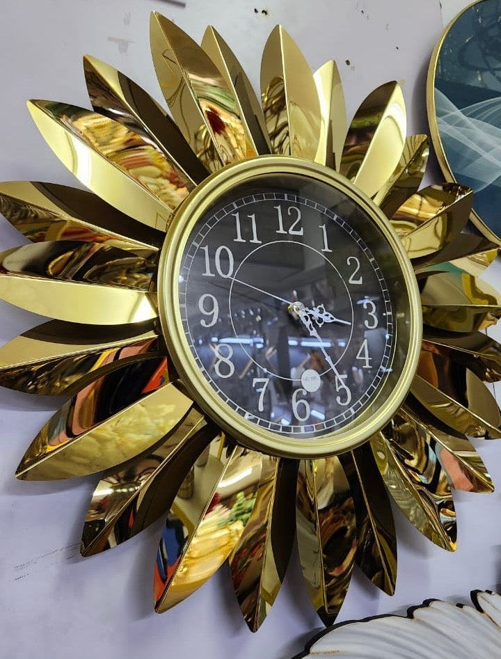 HANDCRAFTED SUNBURST WALL CLOCK