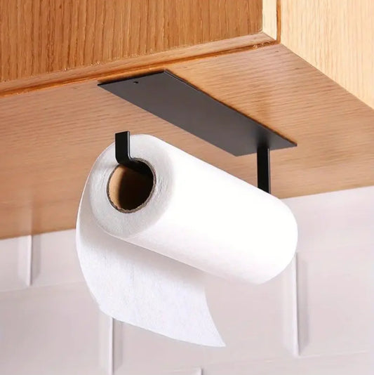 Wall mounted paper towel holder.