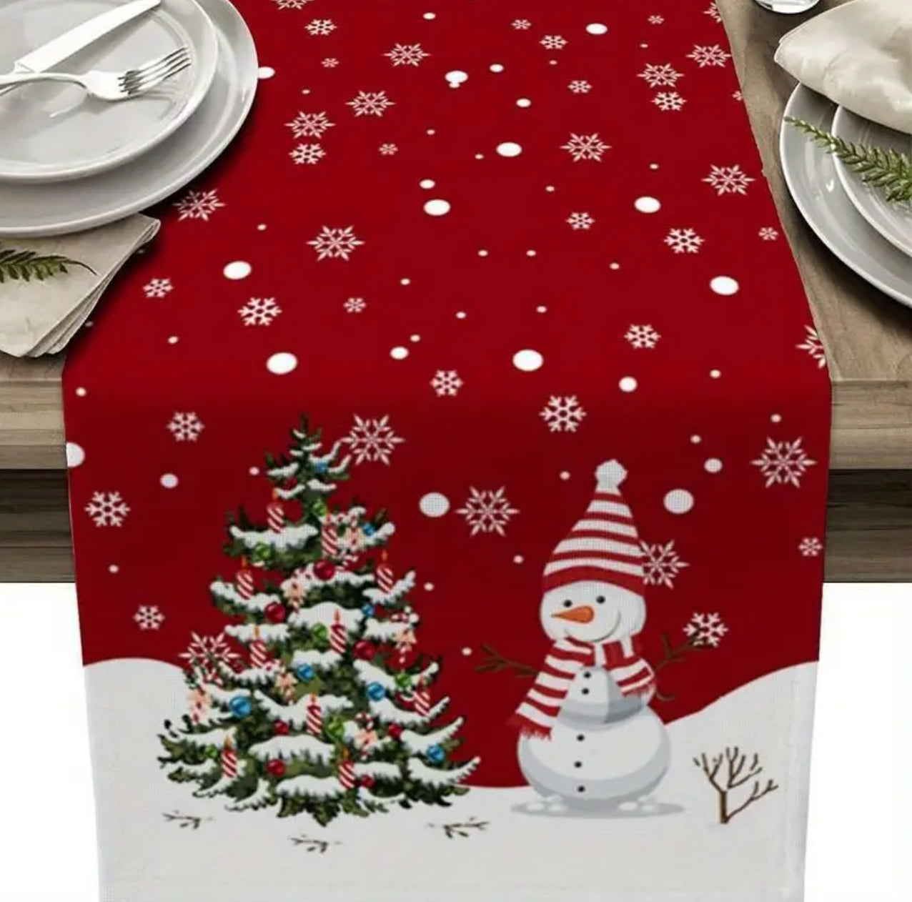 Christmas mini table runner