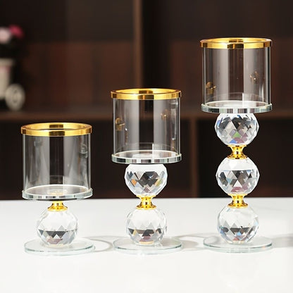 Crystal Candle Holder 3pcs