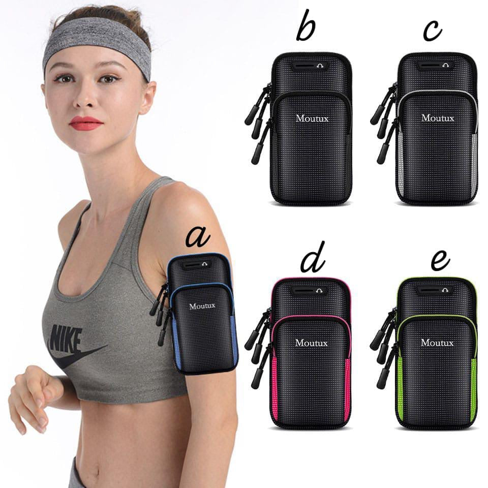 Premium waterproof sports armband phone holder for running, exercise and workouts