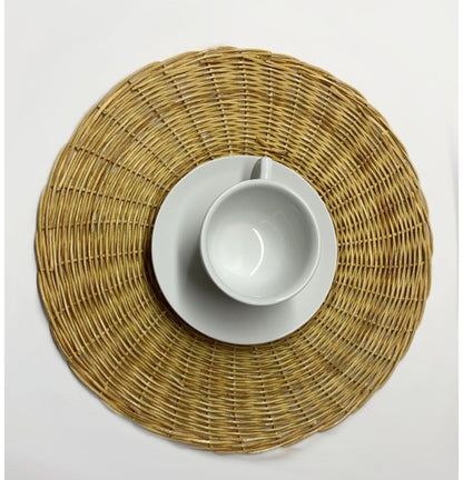 6pc Rattan unique table mats