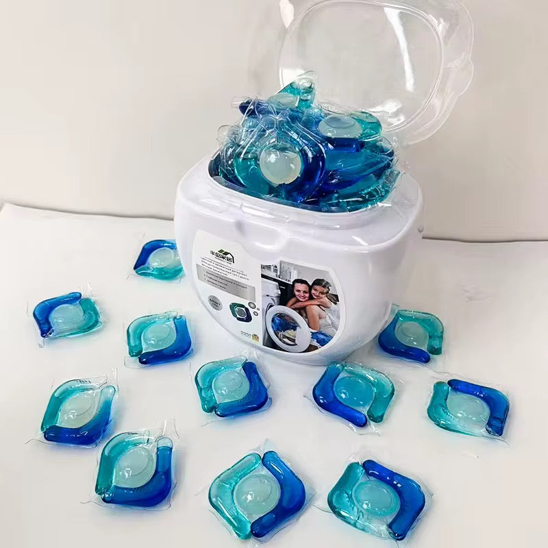 60Pcs  3 in 1 Laundry Capsule Pods