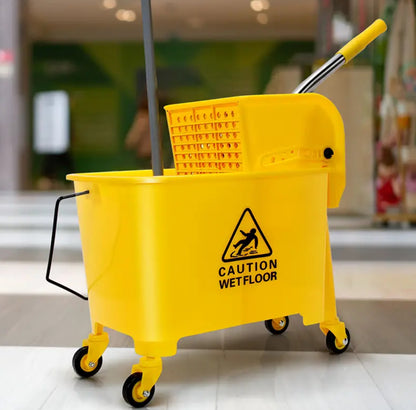 Heavy Duty commercial mop wringer Bucket
With Wheels .