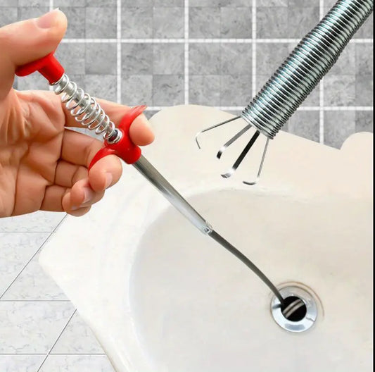 Kitchen sink cleaning pipe plunger