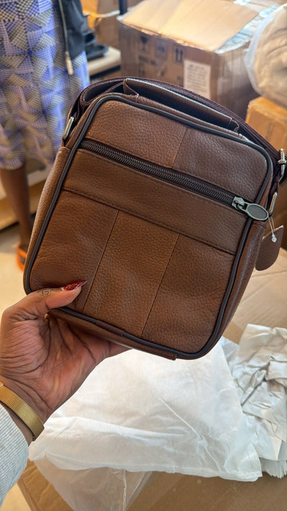 Premium Unisex Leather Crossbody Bag