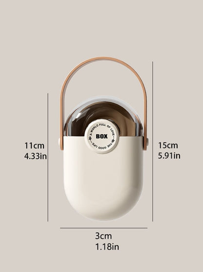 Luxury travel soap dish,airtight and portable soap holder with lid and draining tray