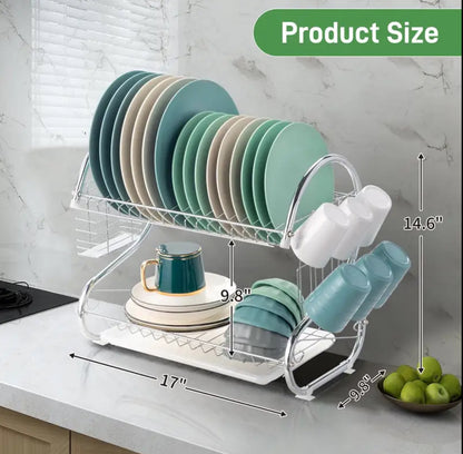 2TIER KITCHEN DRYING RACK