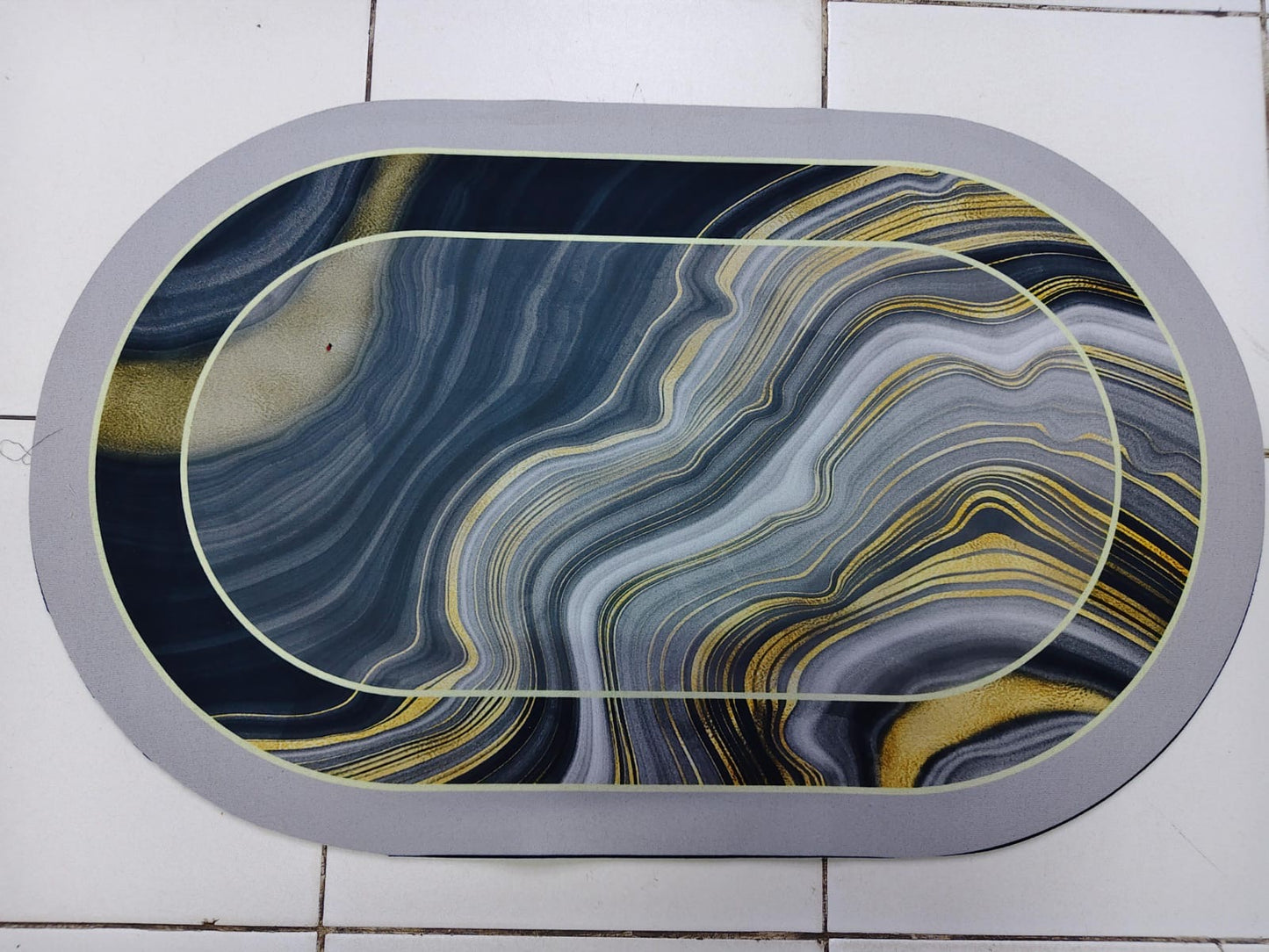 Rubber bathroom mats