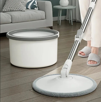 Hand-free 360degrees spin mop with bucket