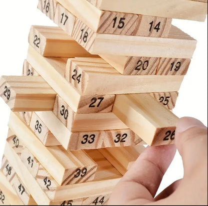 Big size 54pcs Jenga / block tower