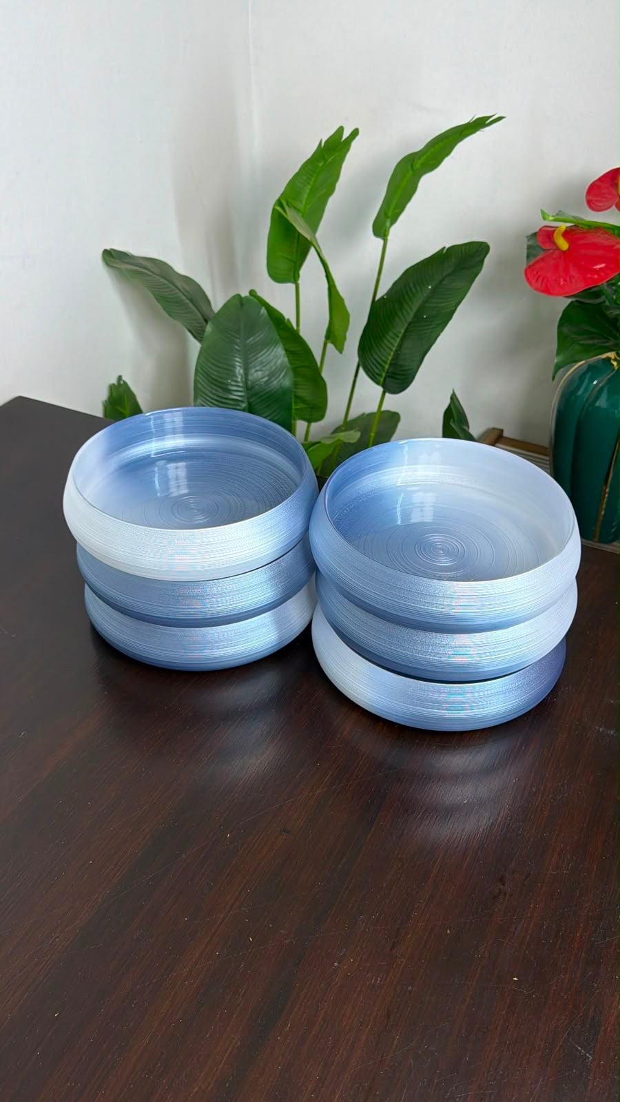 Smoky Ombre Glass Plate
6pc