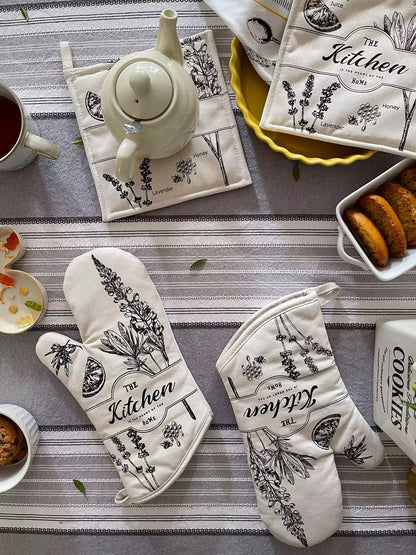 Kitchen Glove & Pot Holder Set
