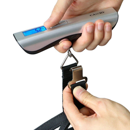 2 in 1 Portable Digital Luggage Scale for Travel With Tape measure