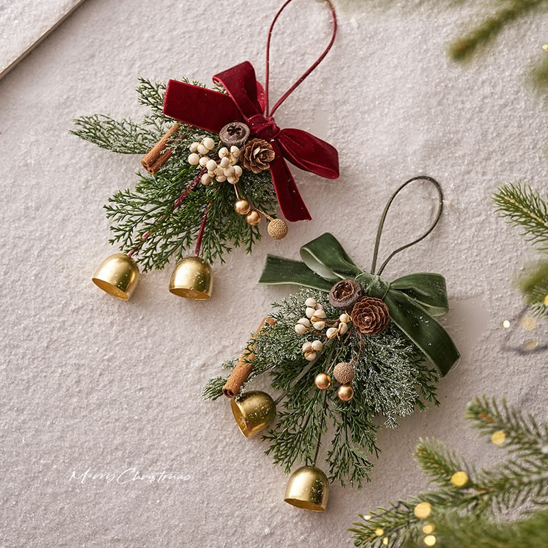 Christmas Bell Wind Chime ,Festive Door Hanging Decoration