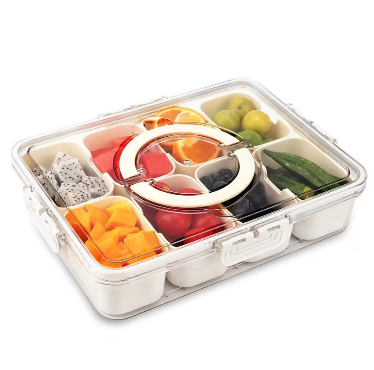9 in 1 Compartment Food/Spice Storage Box