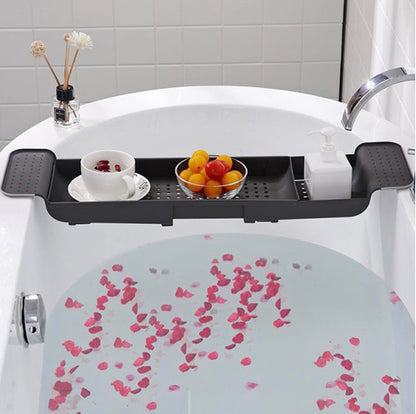 Expandable bathtub caddy tray/ bathtub organizer