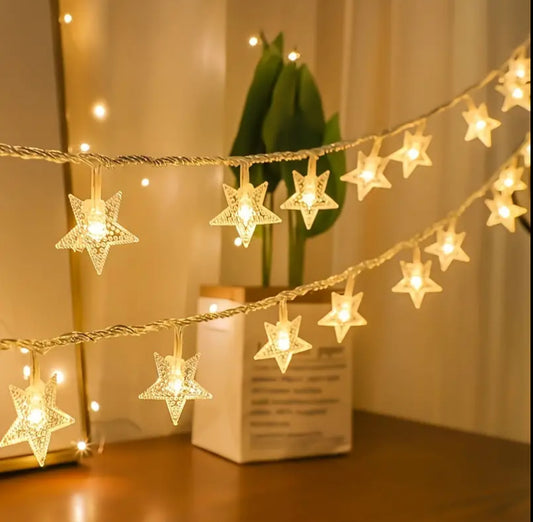 Star shaped christmas lights