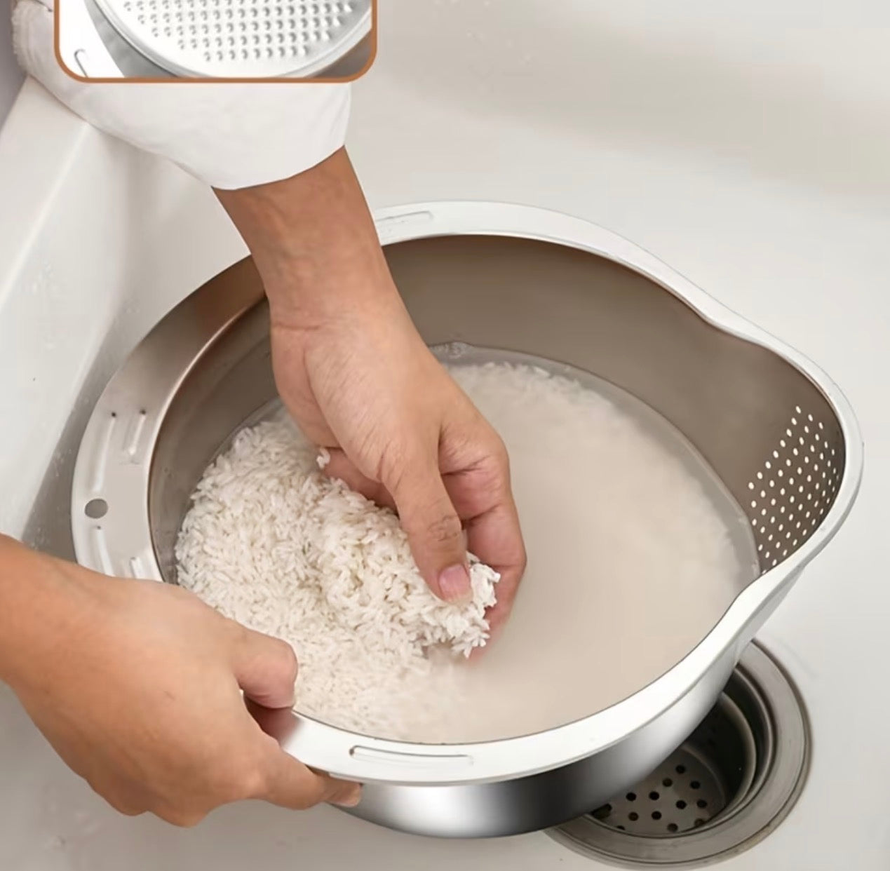 Heavy Duty Stainless Steel Strainers & Colanders