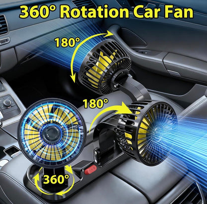 3 Head Car Cooling Fan 24V Cooling Fan