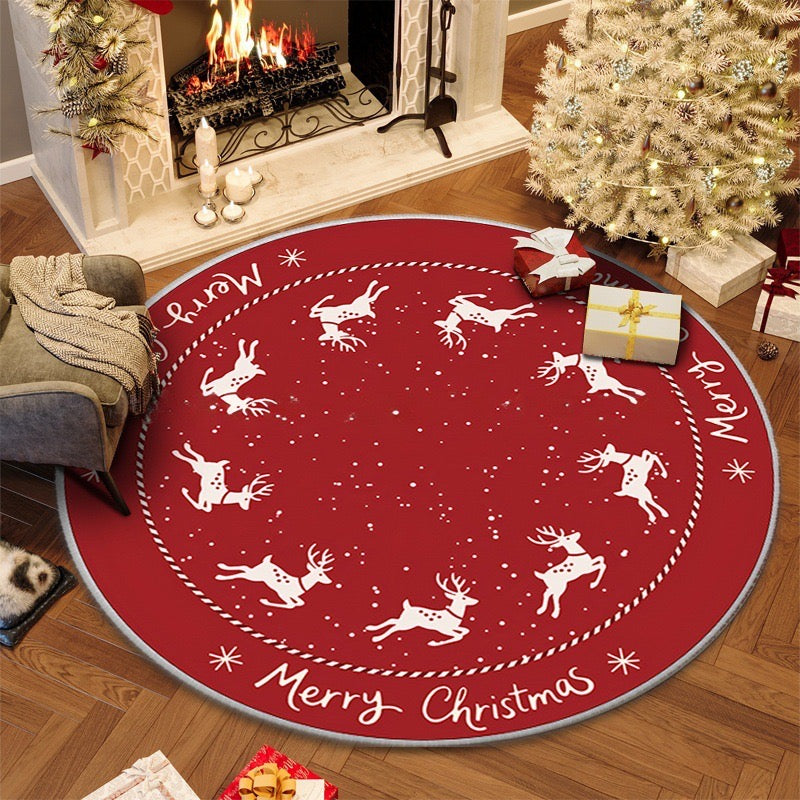 Christmas Circular Carpet