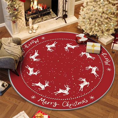 Christmas Circular Carpet