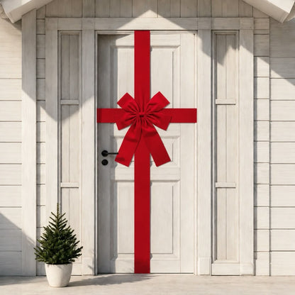 Large Door Hanging Bow Decoration