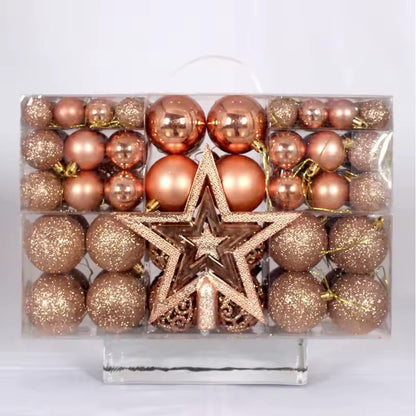 101 Pcs Christmas tree decor balls Set