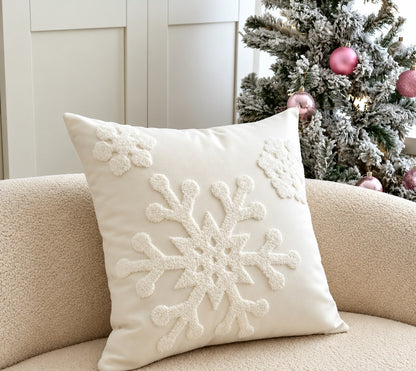 Plush Christmas Tree Cushion Cover