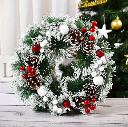 32cm Front Door Christmas Wreath